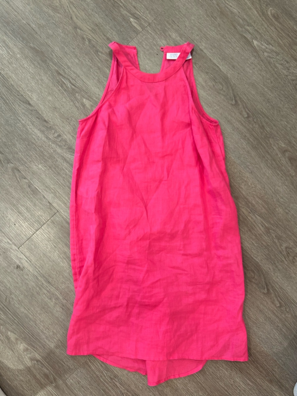 Sigrid Olsen Bright Pink Linen Dress